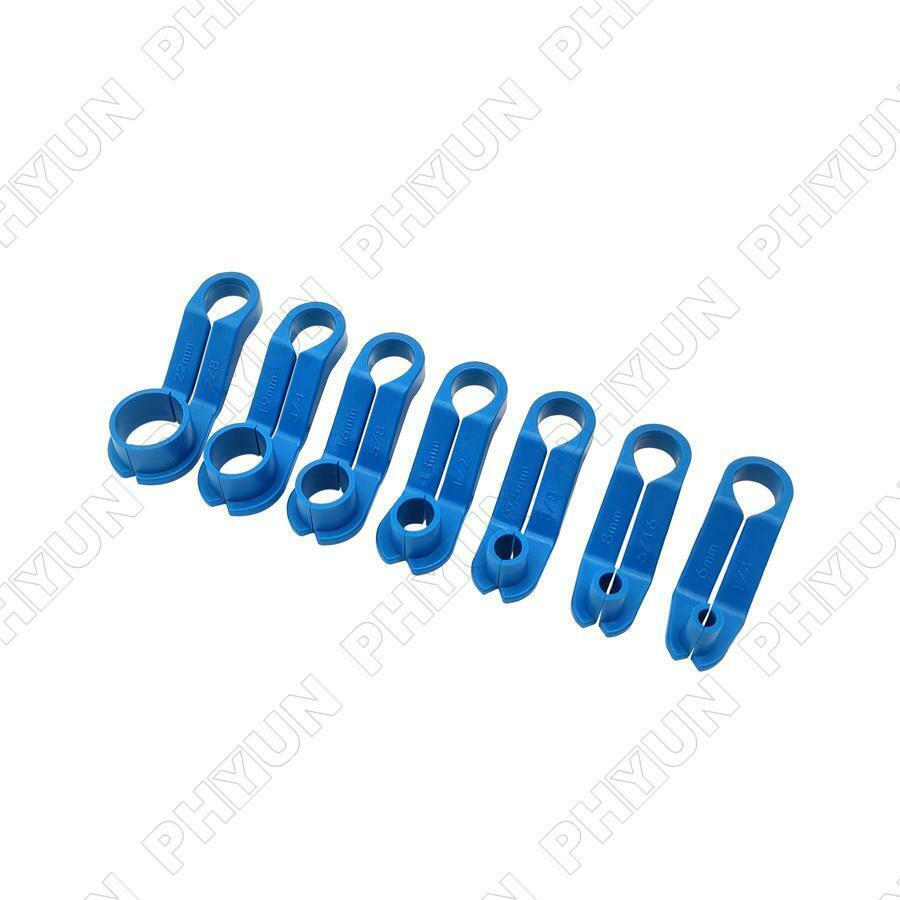 AC/Fuel Line Angled Disconnect Tool Set 7 Sizes For Ford Chrysler AC Lines 39400