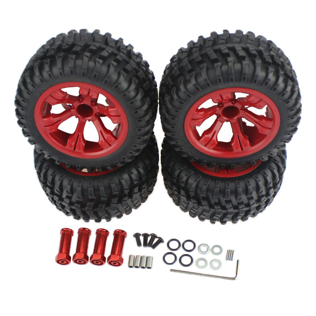 RC 110mm Tire & Hub Extension Combiner for WLtoys 144001 124019 RC Car Parts