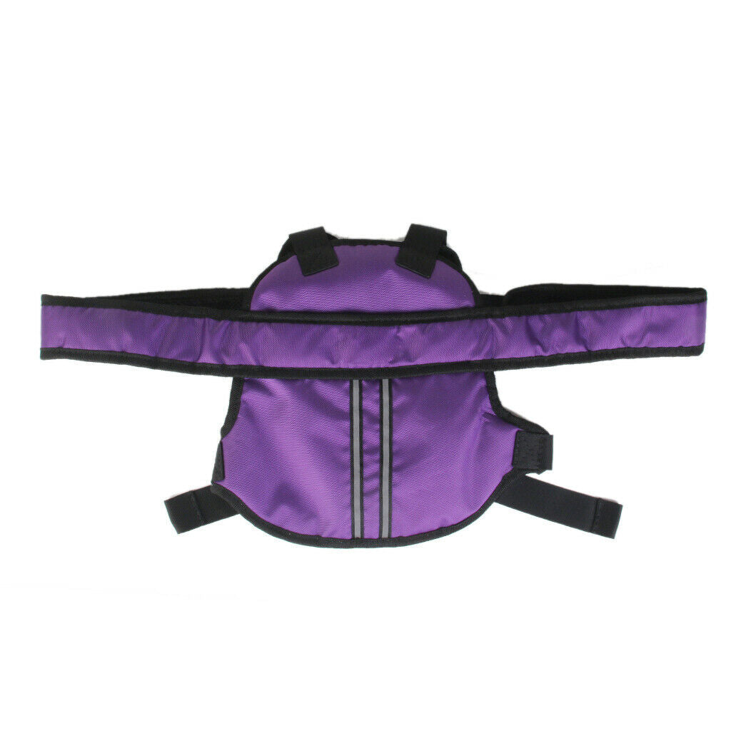 Motorcycle Kid Safety Seat Strap Belt Harness Chest Child Buckle Purple