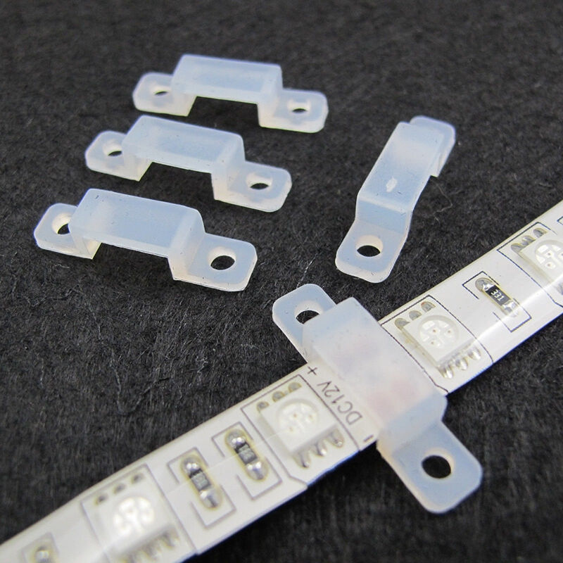 30PCS 12mm Silicon Clip for Fixing  5630 5050 RGB & Single Color LED Stri.l8