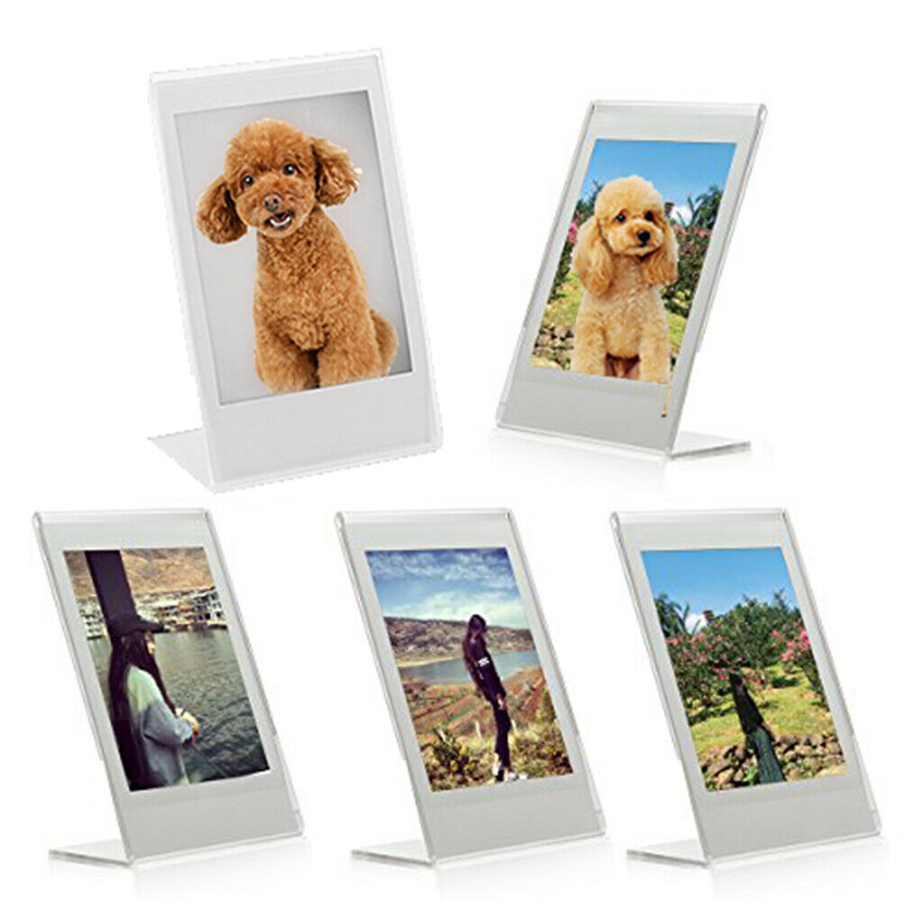 2Pcs Acrylic Photo Frame For Mini   9 8 90 7s Film Paper 3" Photo