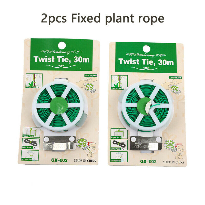30M Plant Twist Tie With Cutter Sturdy Coated Wire For Garden Wire With SliceWF
