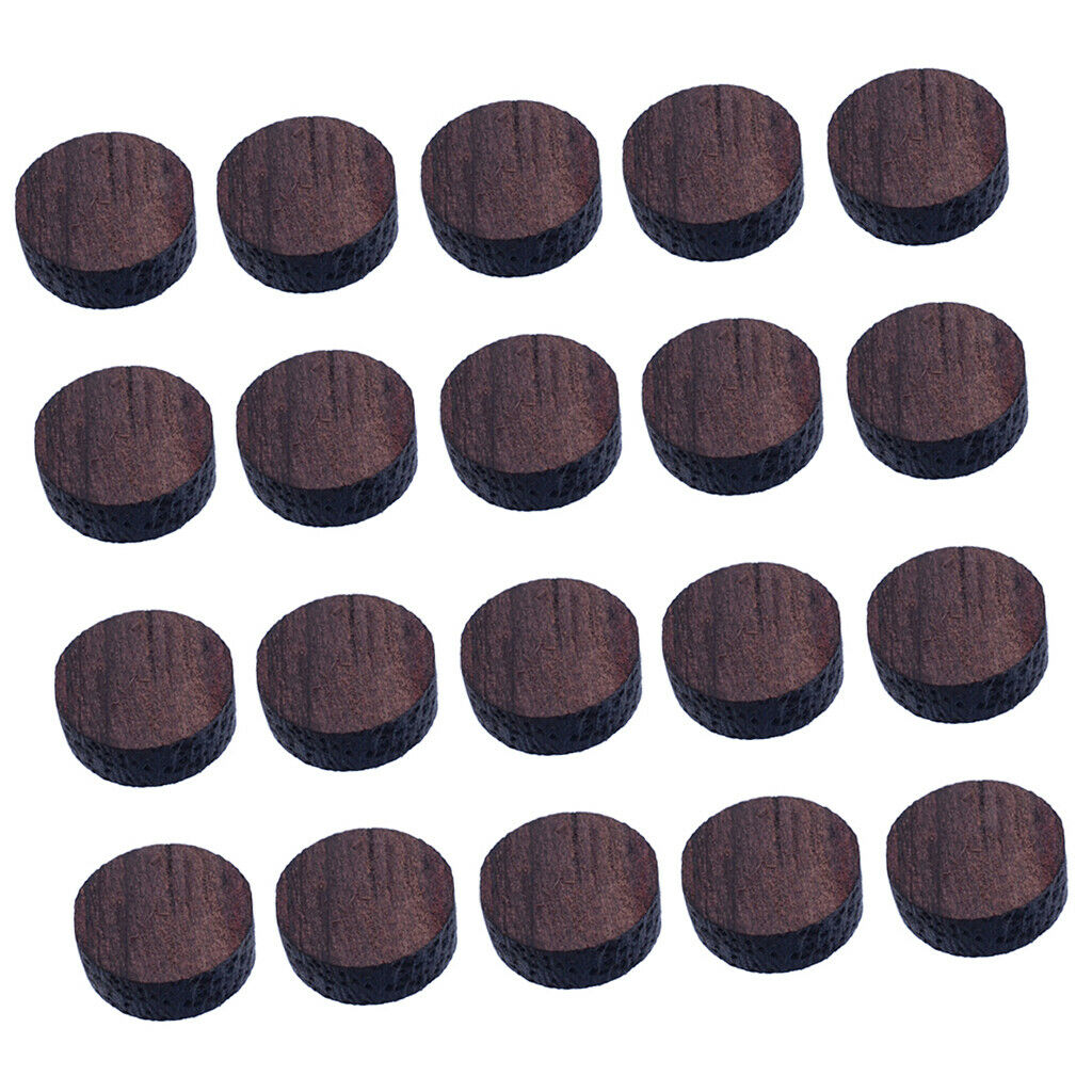 20PCS Rosewood Guitar Fretboard Inlay Dots Markers 6mm for Electric Guitar