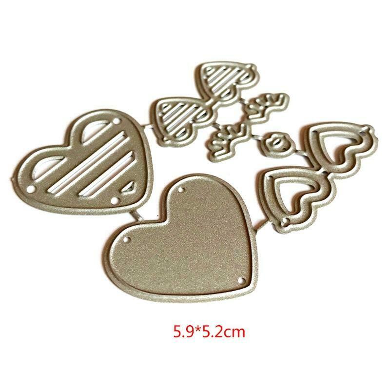 Love Eye Lashes Carbon Steel Cutting Dies DIY Scrapbooking Photo Album Embossing