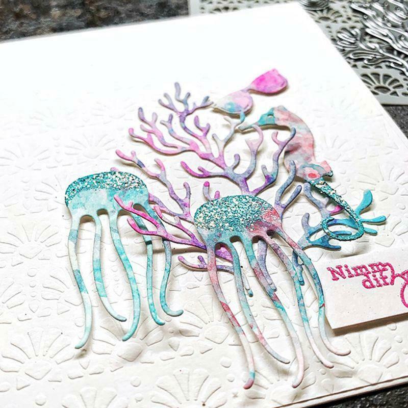 Octopus Metal Cutting Dies Stencil Scrapbooking DIY Album Stamp Paper Embossing
