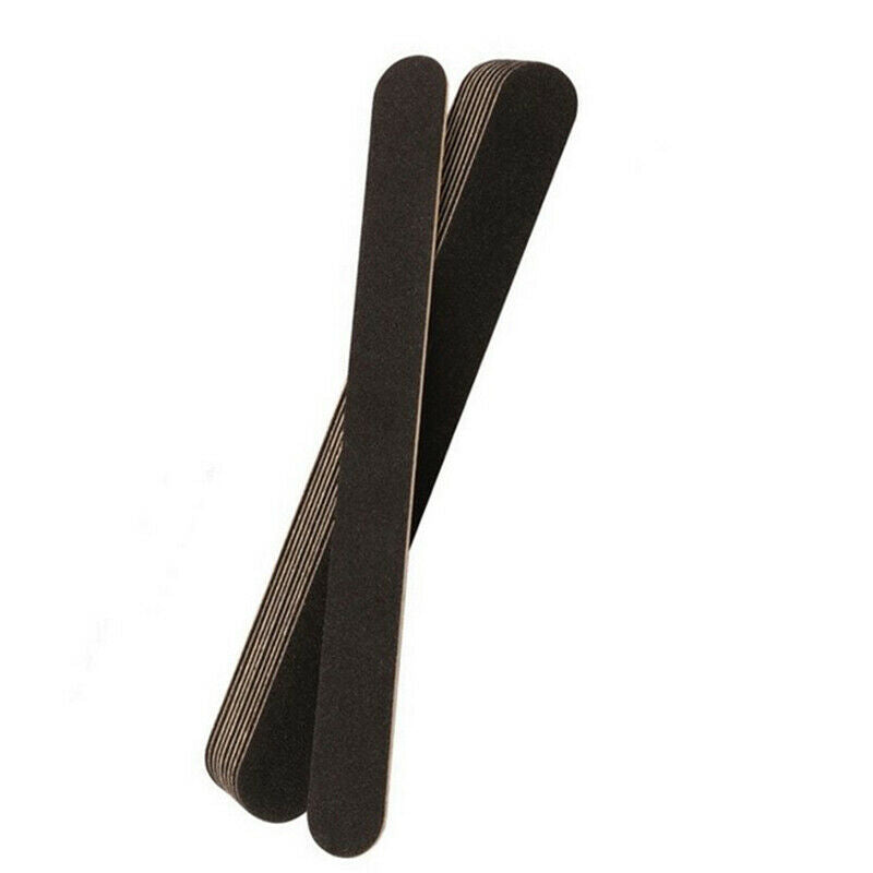 10Pcs Home Beauty Salon Double-Sided Disposable Nail File Emery Shaping BoardSJ