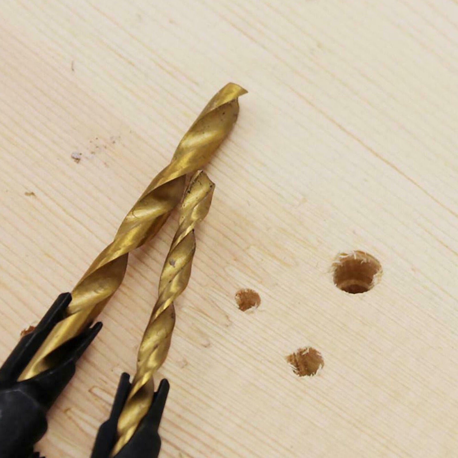 5Pcs 5 Flutes 6-12# Carpentry Countersink Drill Bit Set 1/4" Hex Shank HSS