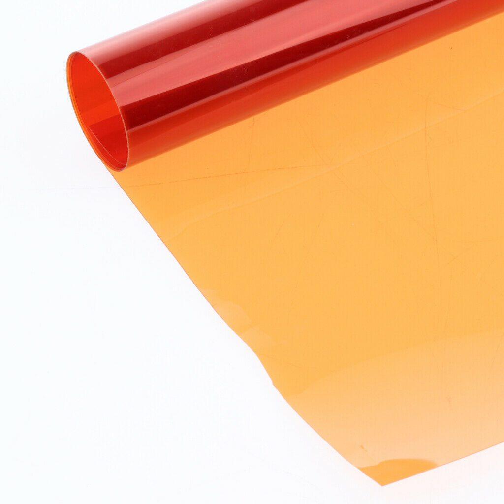 4X Orange 40×50cm Square Lighting Filter Colour Effects Gel Theatre TV Party
