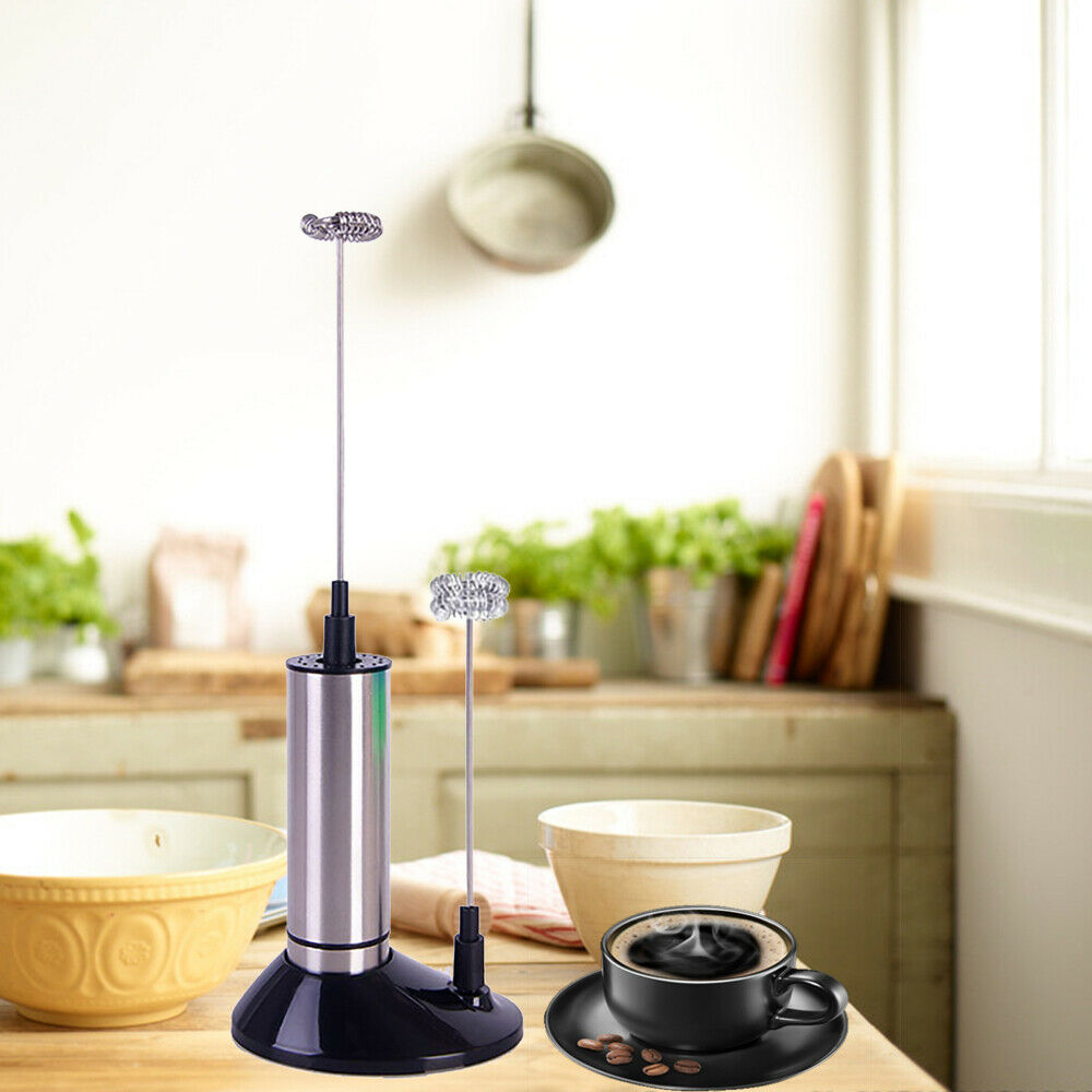 Frother Electric Milk Mixer Drink Foamer Coffee Eggs Beater Whisk Latte Stirrer