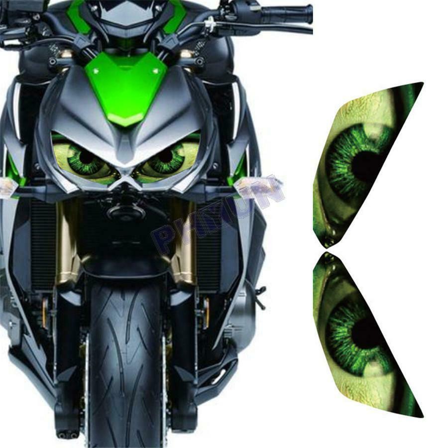 For Kawasaki Z1000 2014-2016 Headlight Protection Stickers Green Eye Stickers