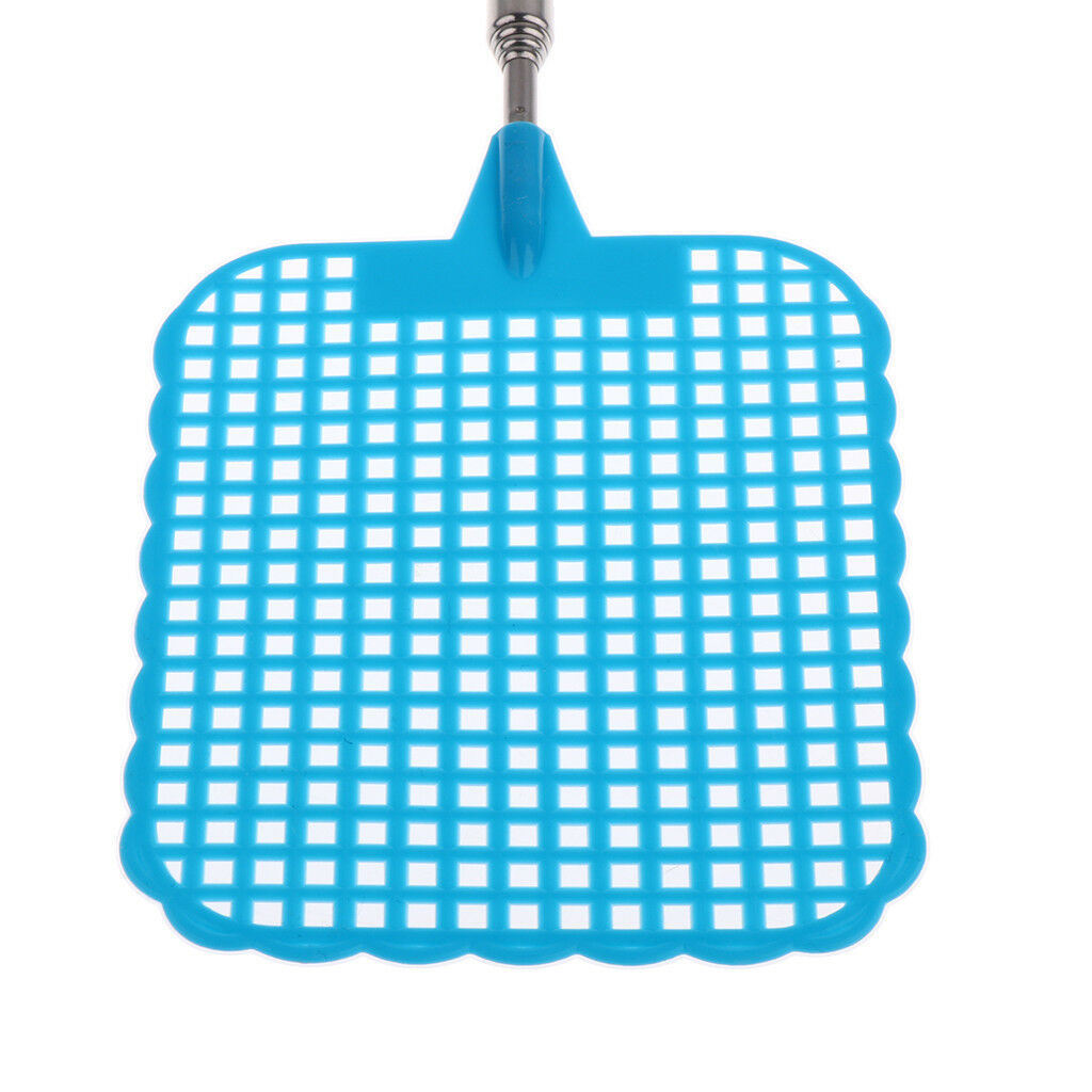 2pcs Fly Swatter Retractable Kill Mosquitoes Flies Telescopic Tool Plastic