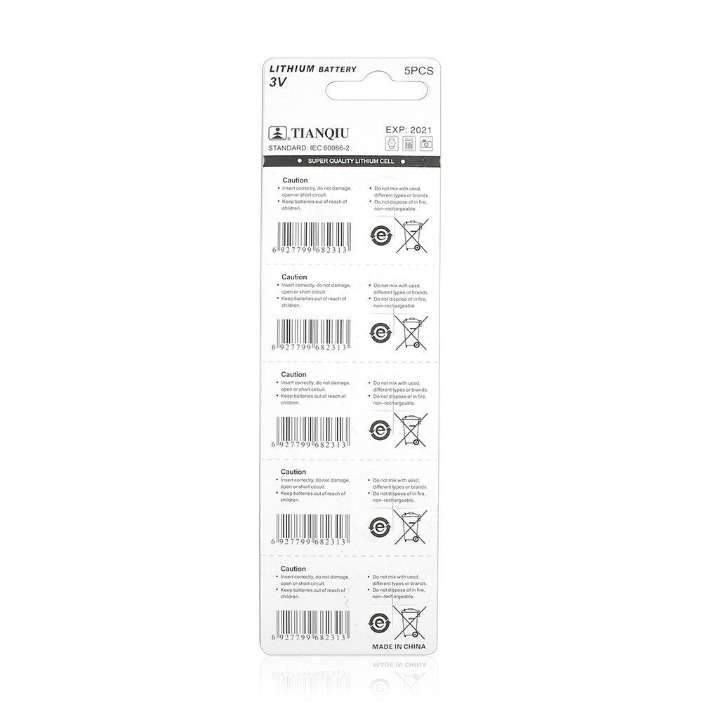 5PCS CR1632 3V Coin Button Alkaline Batteries Cell Battery For Watch Toys Remote