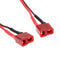 2x T Plug Socket / Socket / FUTABA / JR Connection Adapter for RC Car