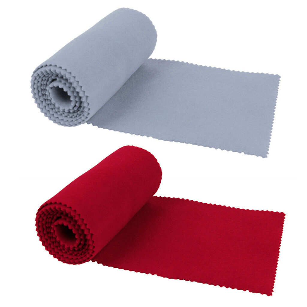 2 Pieces Wool Piano Soft Keyboard Key Dustproof Cover Cloth