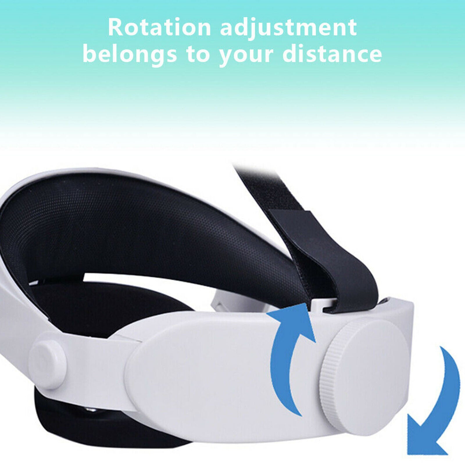 For Oculus Quest 2 Comfortable Adjustable VR Glasses Headband Belt Head Strap