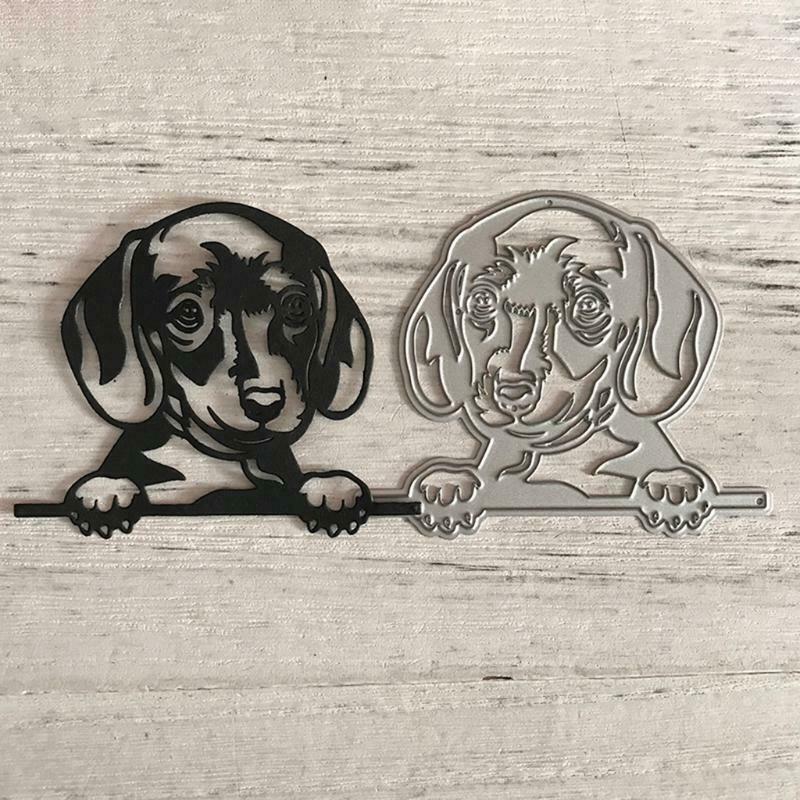 Witty Dog Metal Cutting Dies Stencil Scrapbooking DIY Album Stamp Paper Emboss