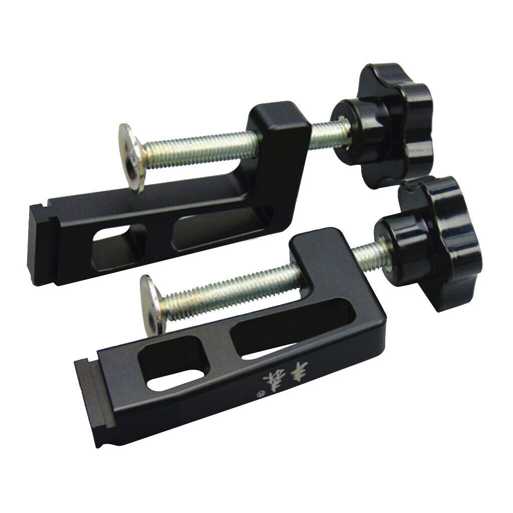 2PCS HEAVY DUTY T SLOT CLAMP 6'' WOODWORKING GRIP VISE - BLECK