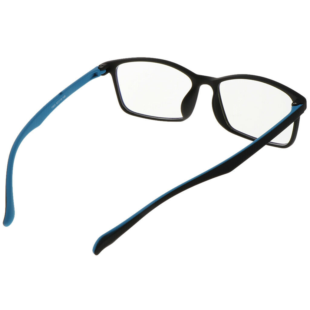 Ultralight Glasses Frames Blue Light Blocking Glasses Unisex Black Blue