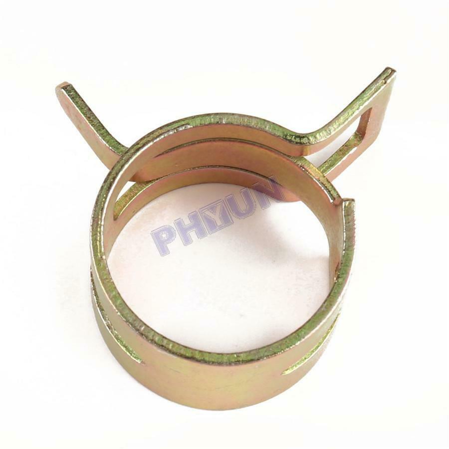 72x Î¦7mm-Î¦17mm 6 Size Spring Clip Fuel Line Hose Clip Water Pipe Air Tube Clamp