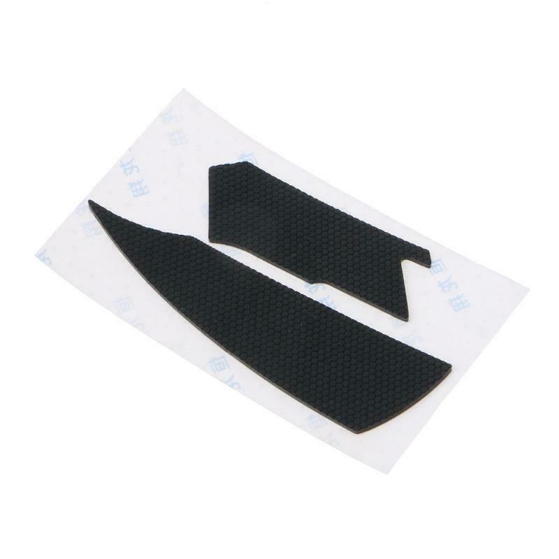 Non-Slip Suck Sweat Mouse Skin Black Sides Grips Skates for Logitech G502 Mouse
