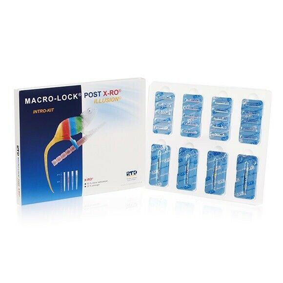 Dental RTD MACRO-LOCK(TM) POST X-RO ILLUSION Introductory Kit