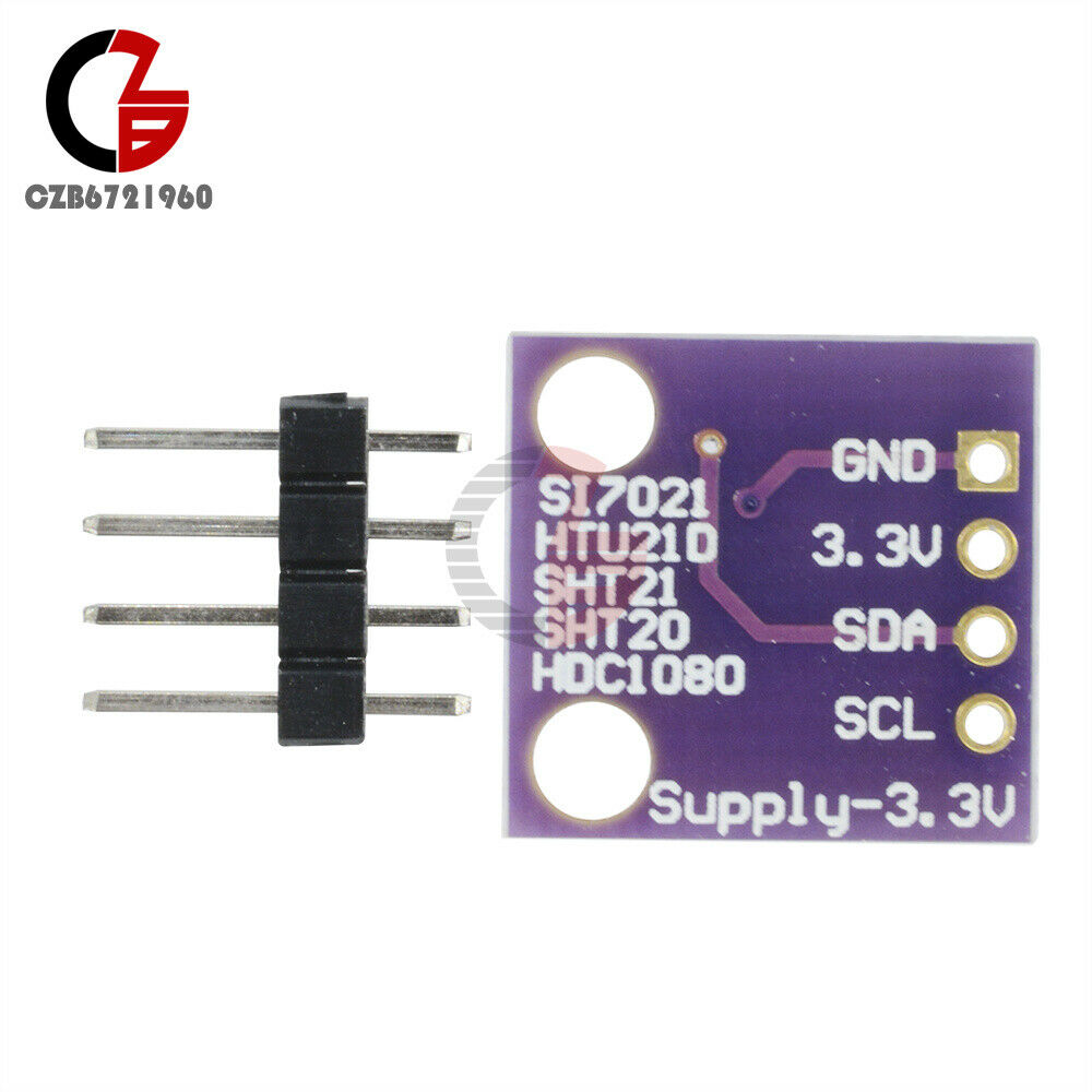 SHT20 Digital Temperature Humidity Sensor I2C Breakout Board Module Fo