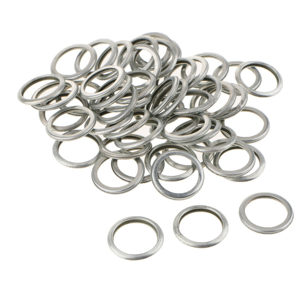 100pcs Engine Oil Drain Plug Crush Washer Gaskets Rings for   M16 M20