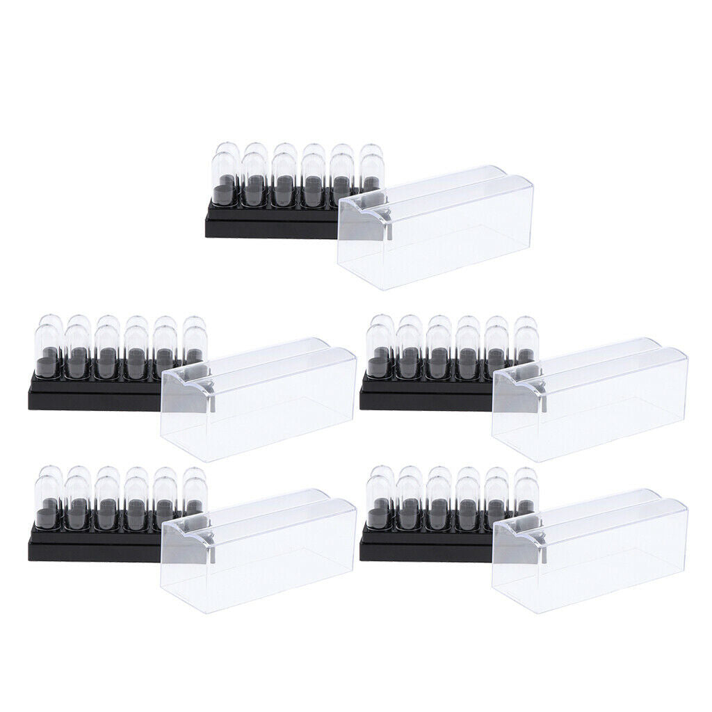 Set of 5, Simple Design PP Plastic Lipstick Mold Mould for DIY Lip Stick Balm,