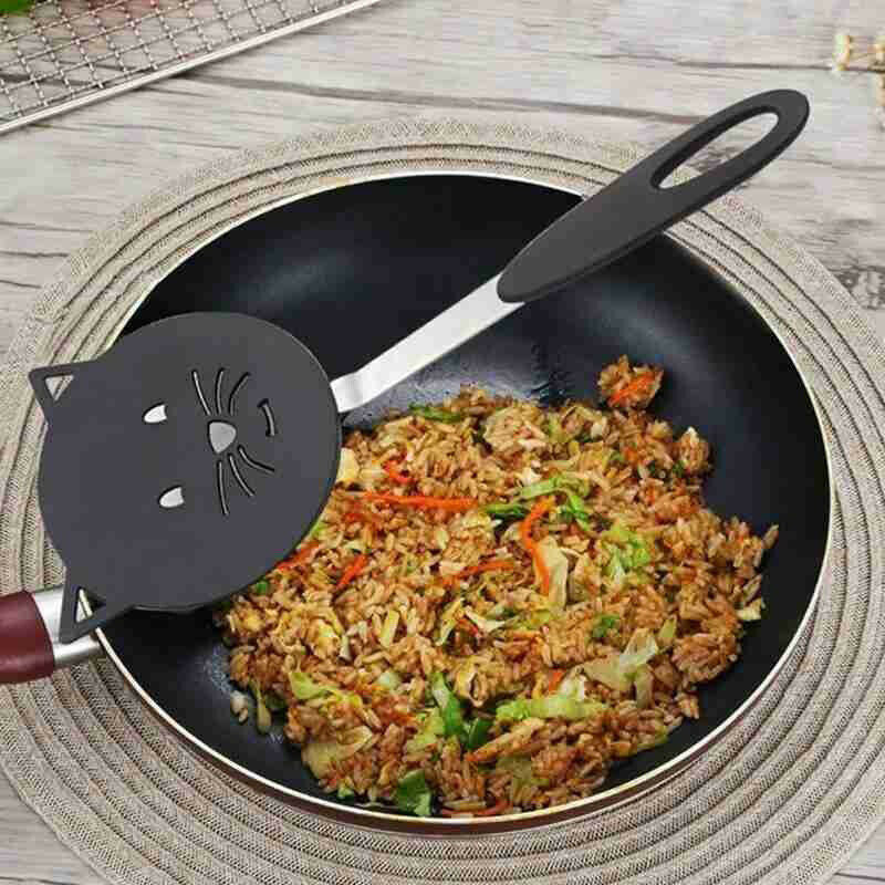 Nylon Cat Frying Spatula Non Stick Pancake Flipper Tools Kitchen Gadget SetB FT