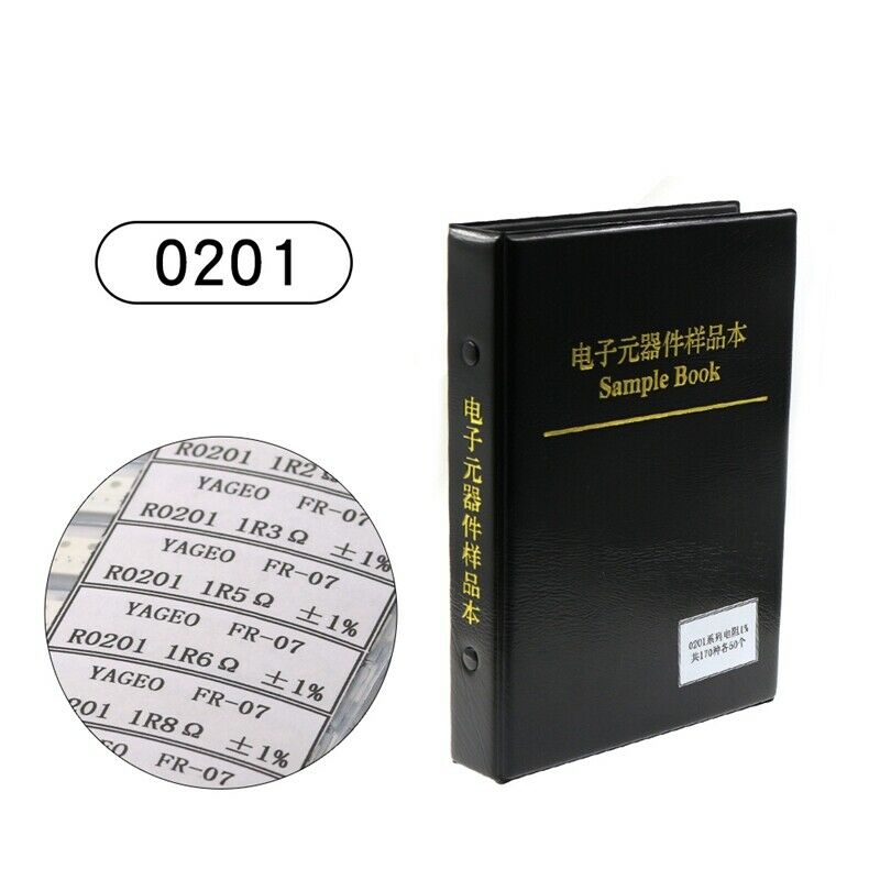 4250 PCS RC0603 FR-07 0603 1% SMD Resistor Sample Book 0R-10M Tolerance 170 VaI6