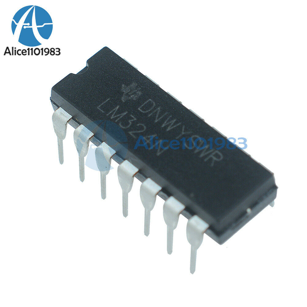 100Pcs LM324N LM324 324 Low Power Quad Op-Amp IC TOP