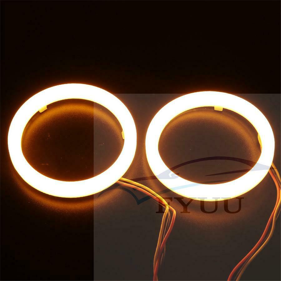 Car Headlight DRL Daytime Running Light Auto Halo Ring Angel Eyes 12V Day Light