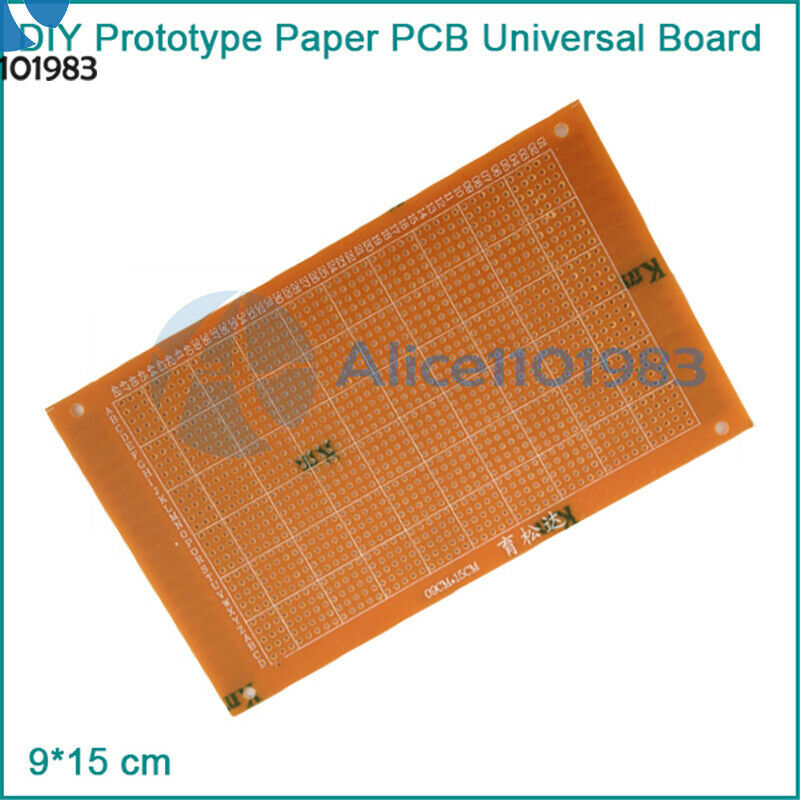 1Pcs 9 x 15 cm DIY Prototype Paper PCB fr4 Universal Board prototyping PCB kit