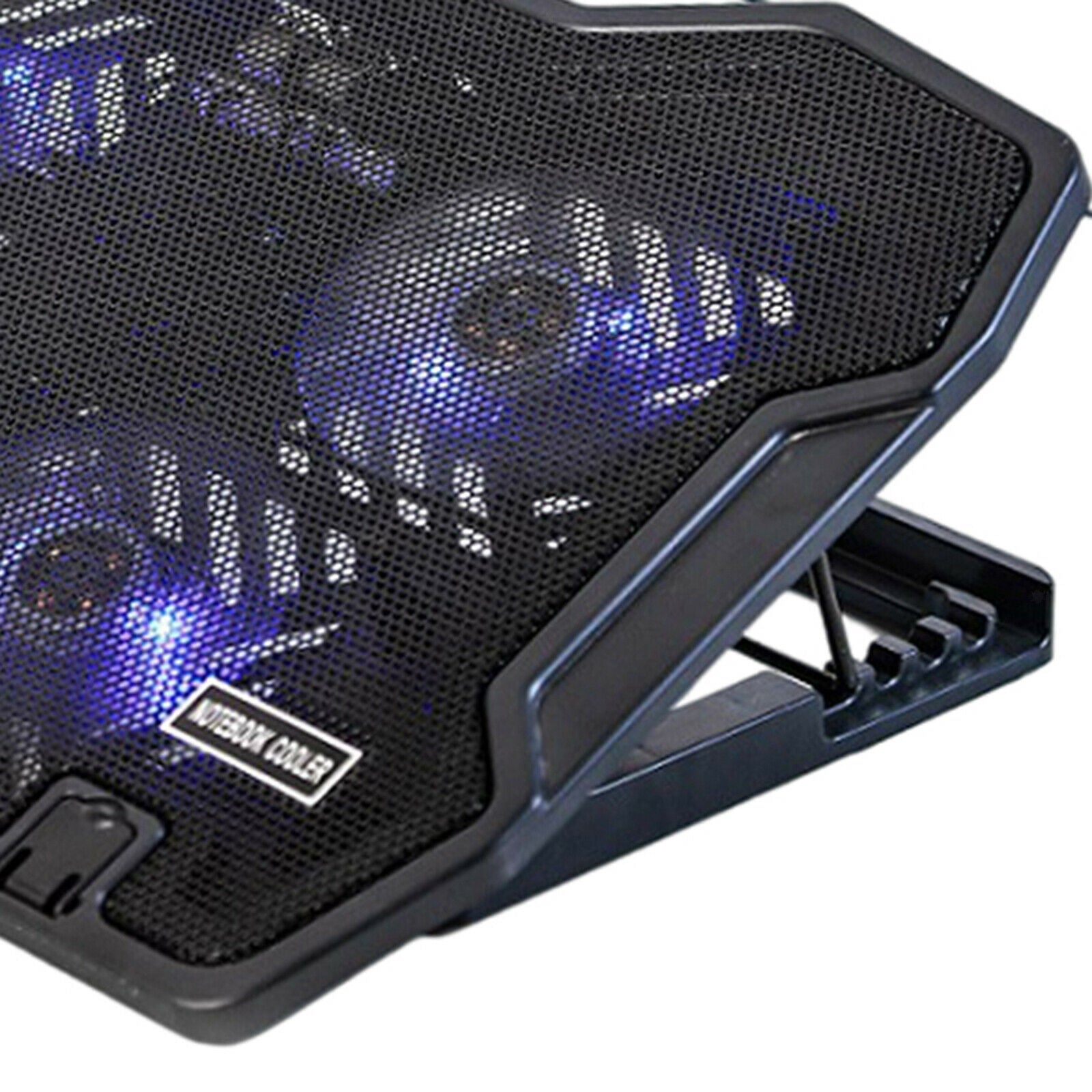 Laptop Cooling Pad 14-17" Gaming Laptop USB Fan Cooler with 4 Fans Dual USB