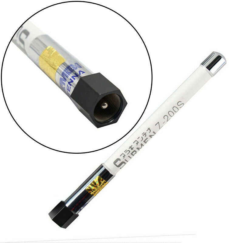 White NEW Mini FRP Mobile Radio Antenna Z-200S 150W High Gain PL259 for KENWOOD