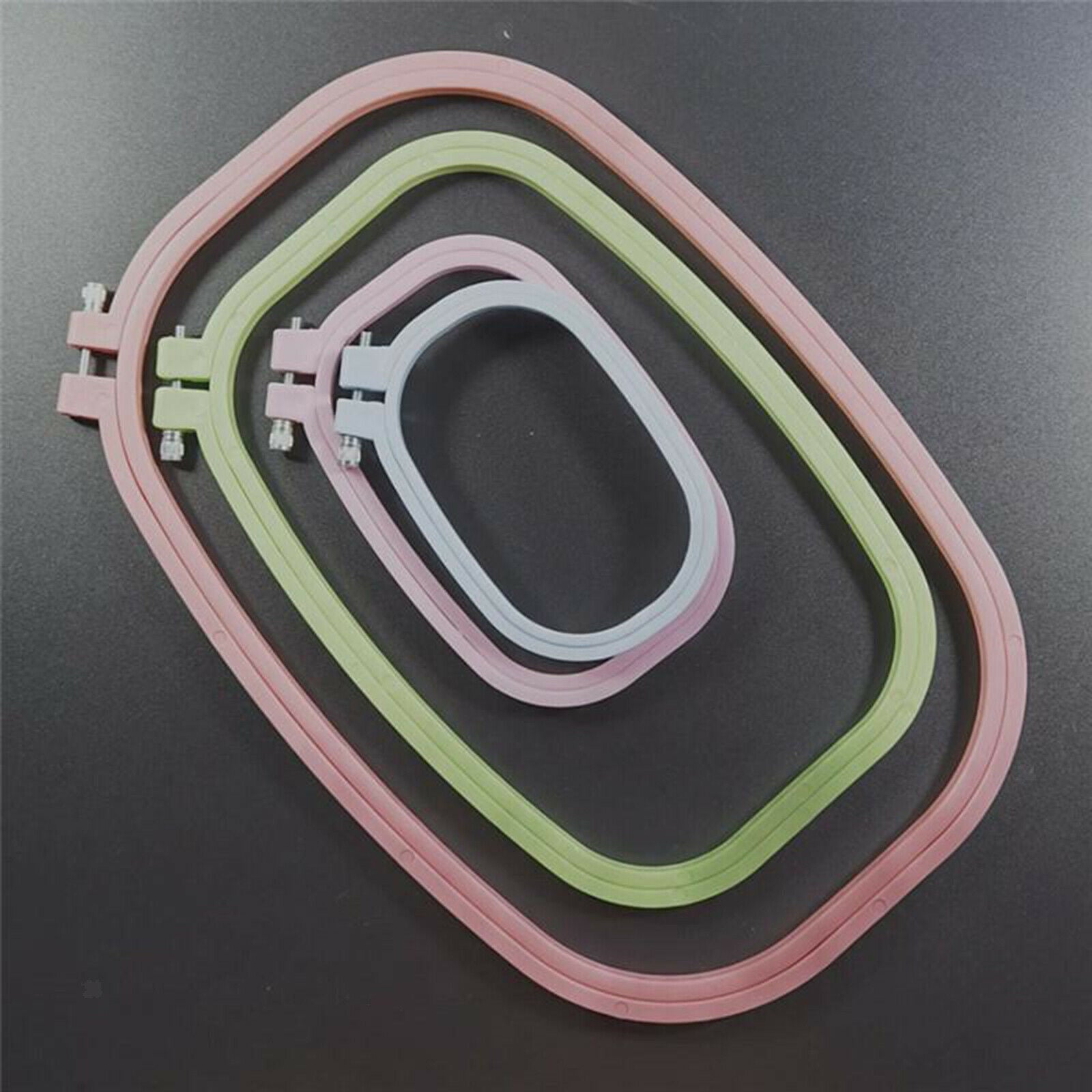 4/5Pcs Embroidery Hoop Ring Cross-Stitch Sewing Frame Loop DIY Craft 4Pcs