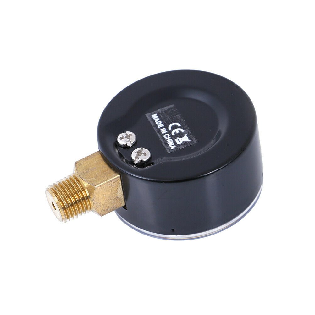 Low pressure gauge for fuel air oil gas water 50mm 0-15 PSI 0-1 bar 1/4 SG TW Gy