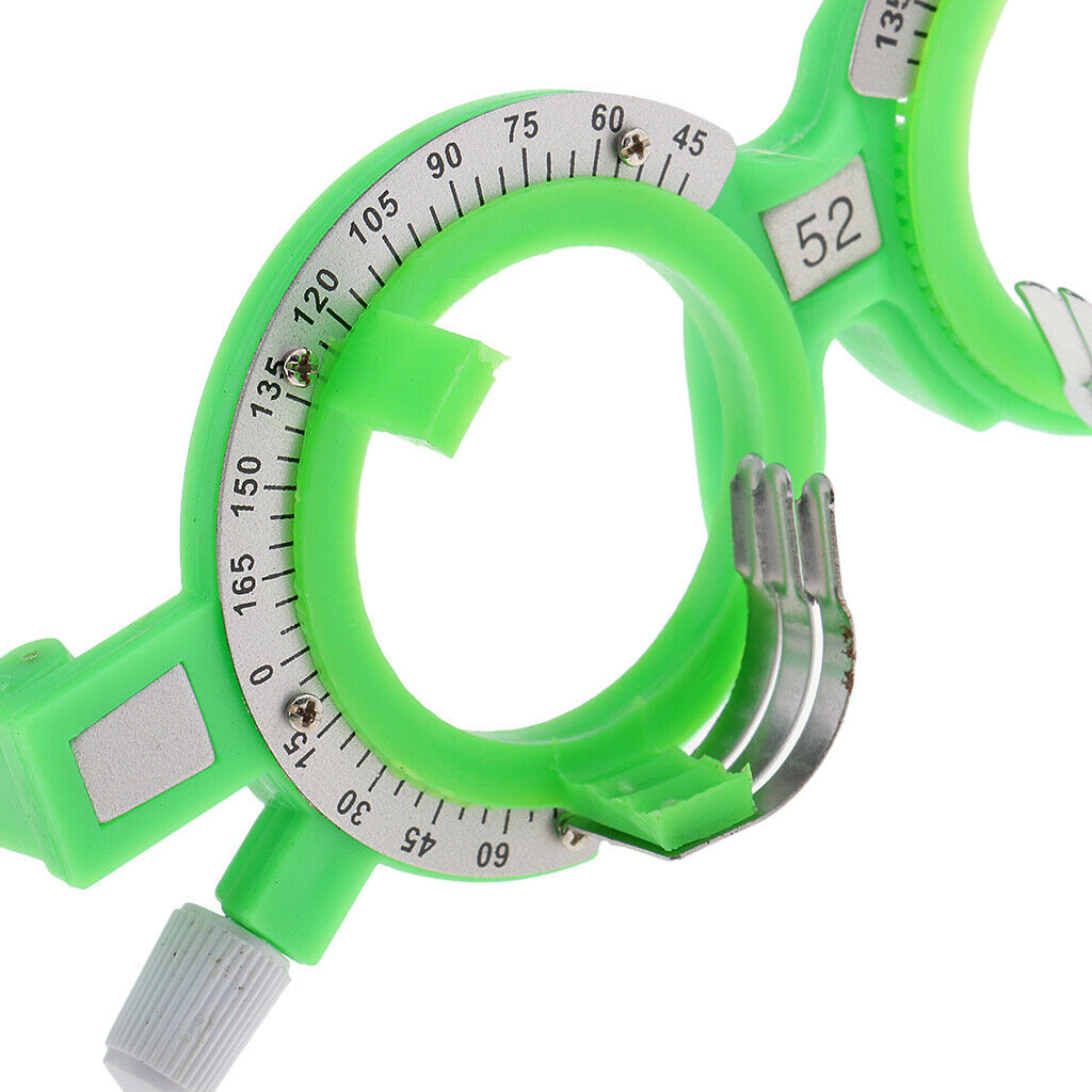Optical Lens Trial Frame Eyeglass Optometry for Eyes 2mm 56mm Green Red High