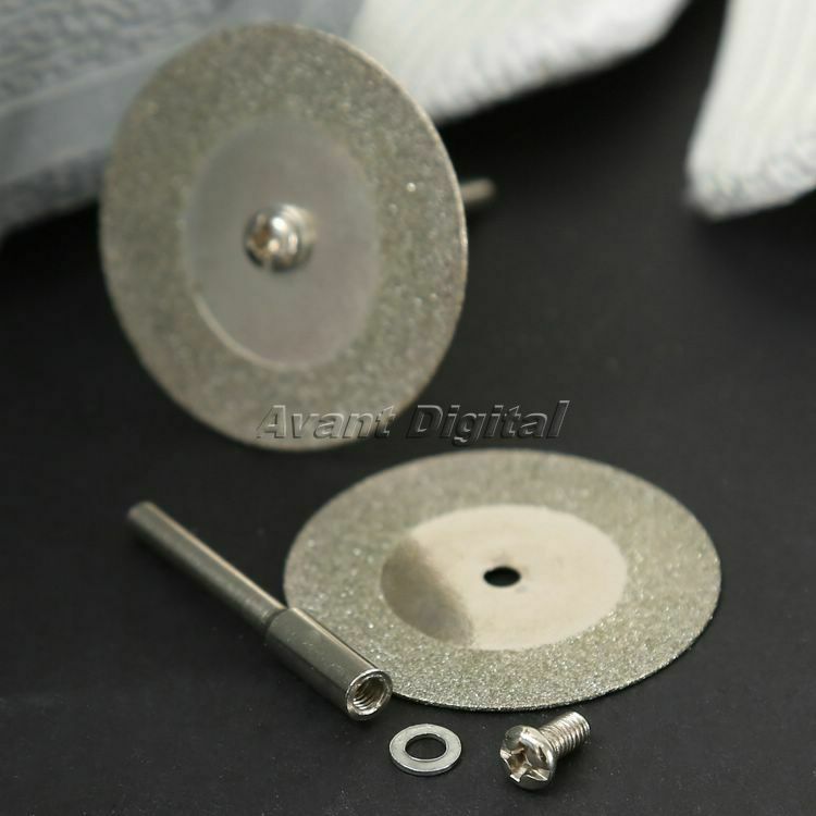 35mm Diamond Coated Cut-Off Wheels Disc Cutting Stone Jade Metal Rotary Tool 10x