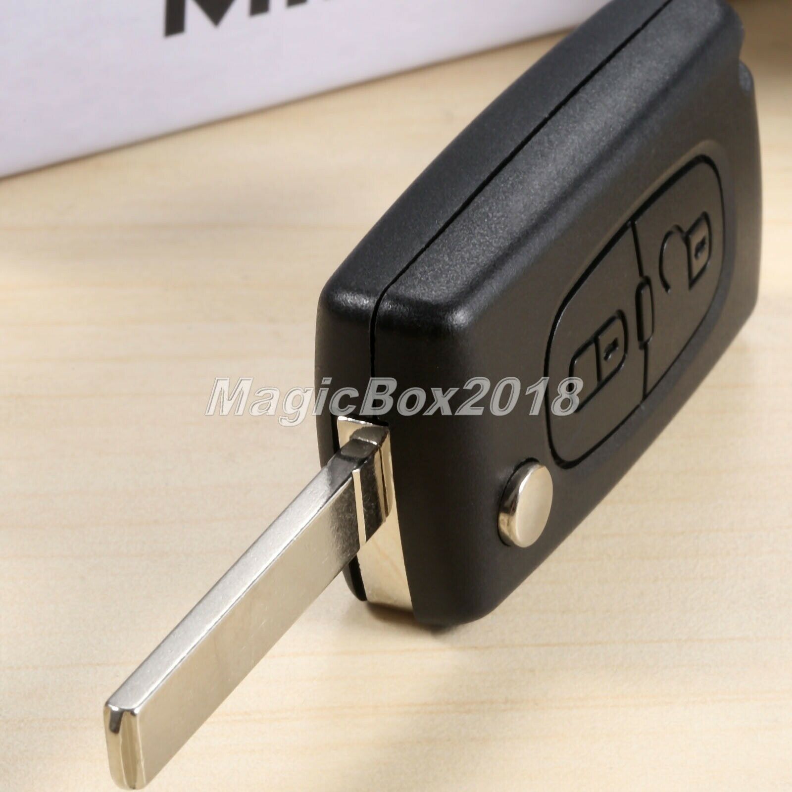 2Pcs Remote Key D46 PCF7941 Chip VA2 Uncut Blade Fit For Car CITROEN C2 C3 C4 C5