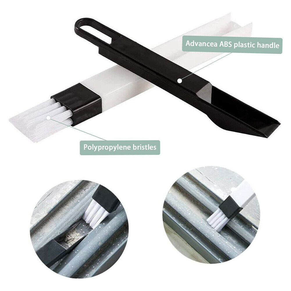 8pcs/Set Cleaning Brush Groove Corners Gaps Door Window Keyboard Clean Tool @