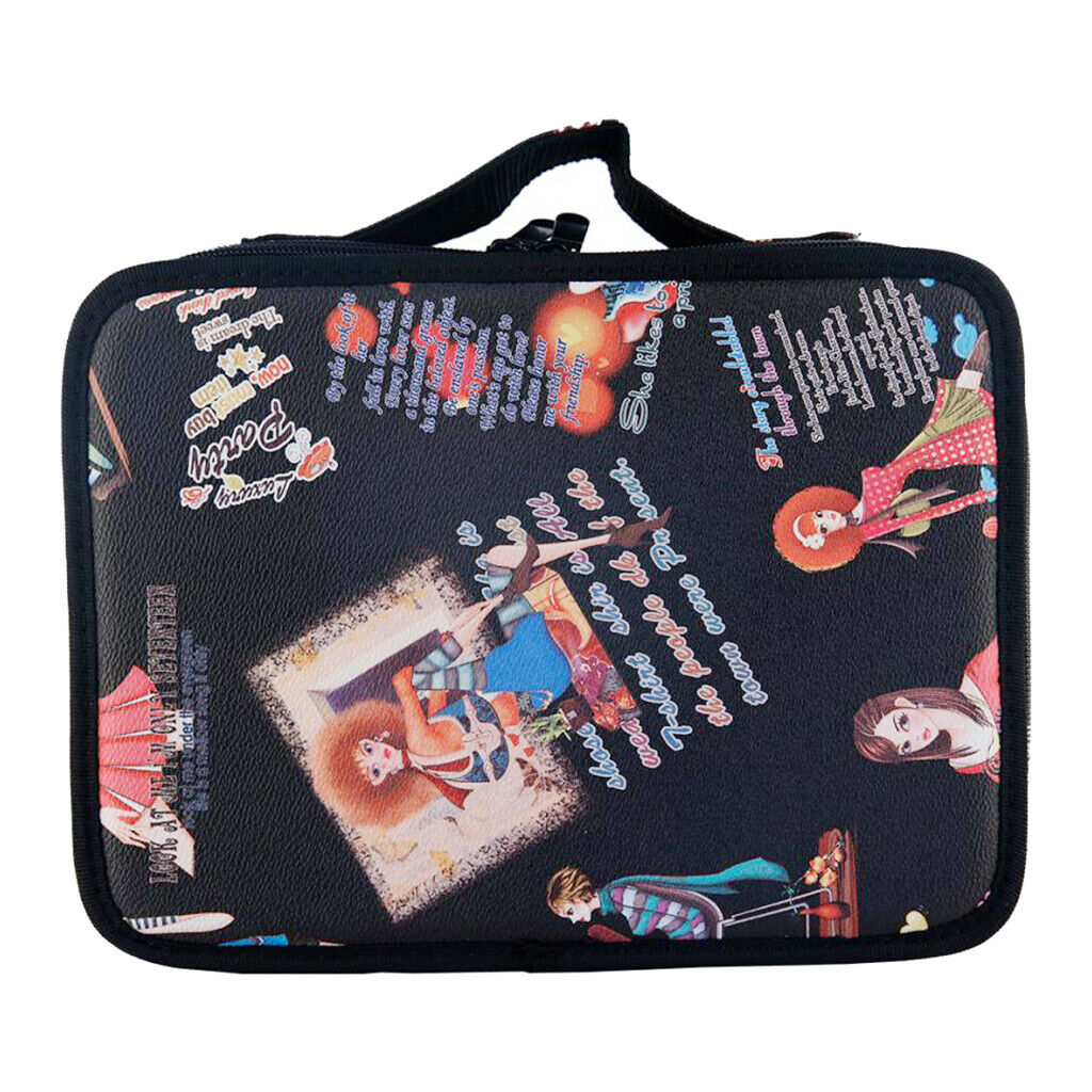 Scissors Styling Tools Case Travel Toiletries Makeup Train Case Holder Bag