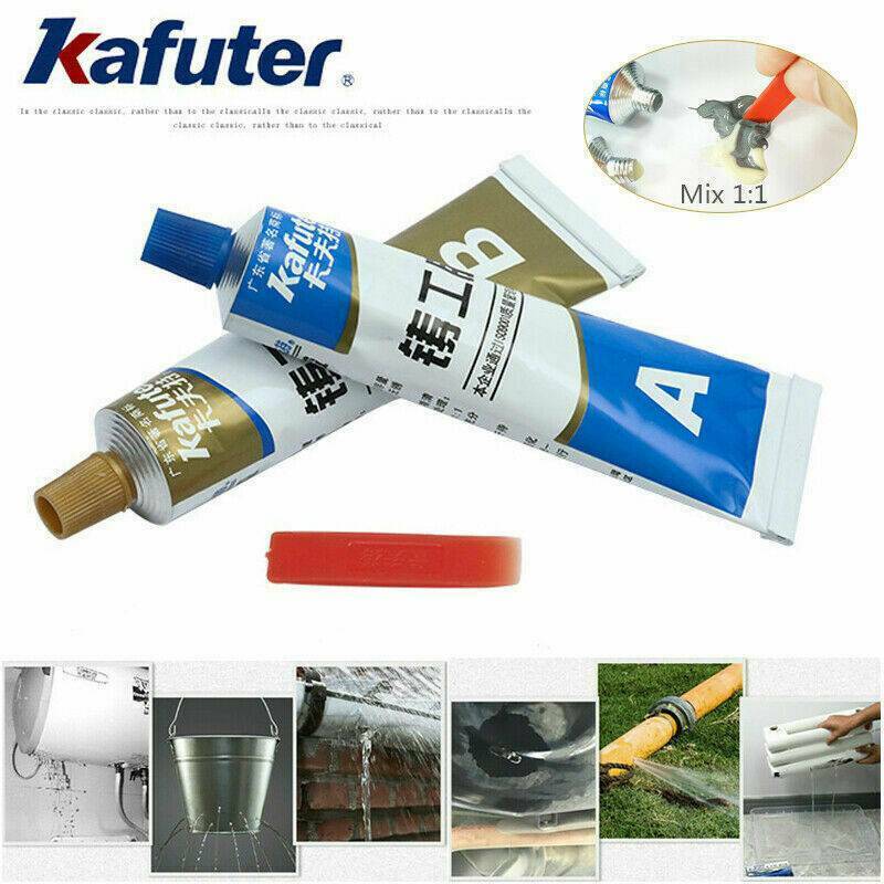 Industrial Heat Resistance Cold Weld Metal Repair Paste Gel Adhesive A&B Gel