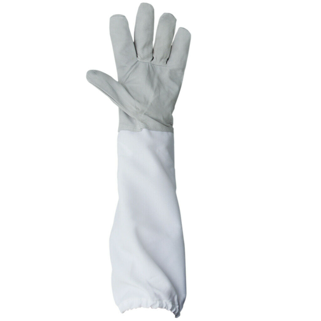 Pair 50cm Beekeeping Protective Bee Gloves & Uncapping Fork Honeycomb Beekeepers