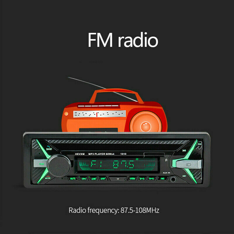 4-Channel Digital Bluetooth Audio USB/SD/FM/WMA/MP3 Radio Stereo Player Unit Kit