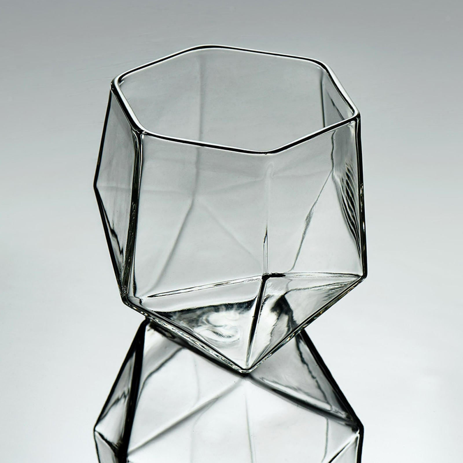 Unique Geometric Flip Cup Creative Triangle Flip Cup Wine Glass for Kitchen