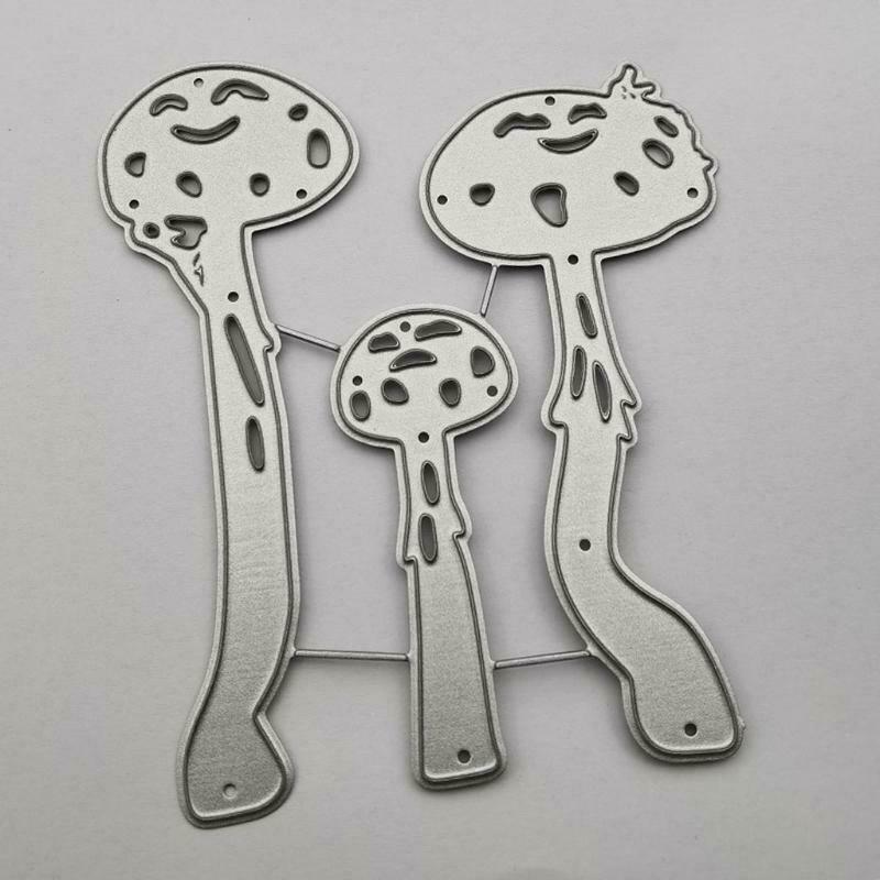 Mushroom Metal Cutting Dies Stencil DIY Scrapbooking Album Paper Card Template