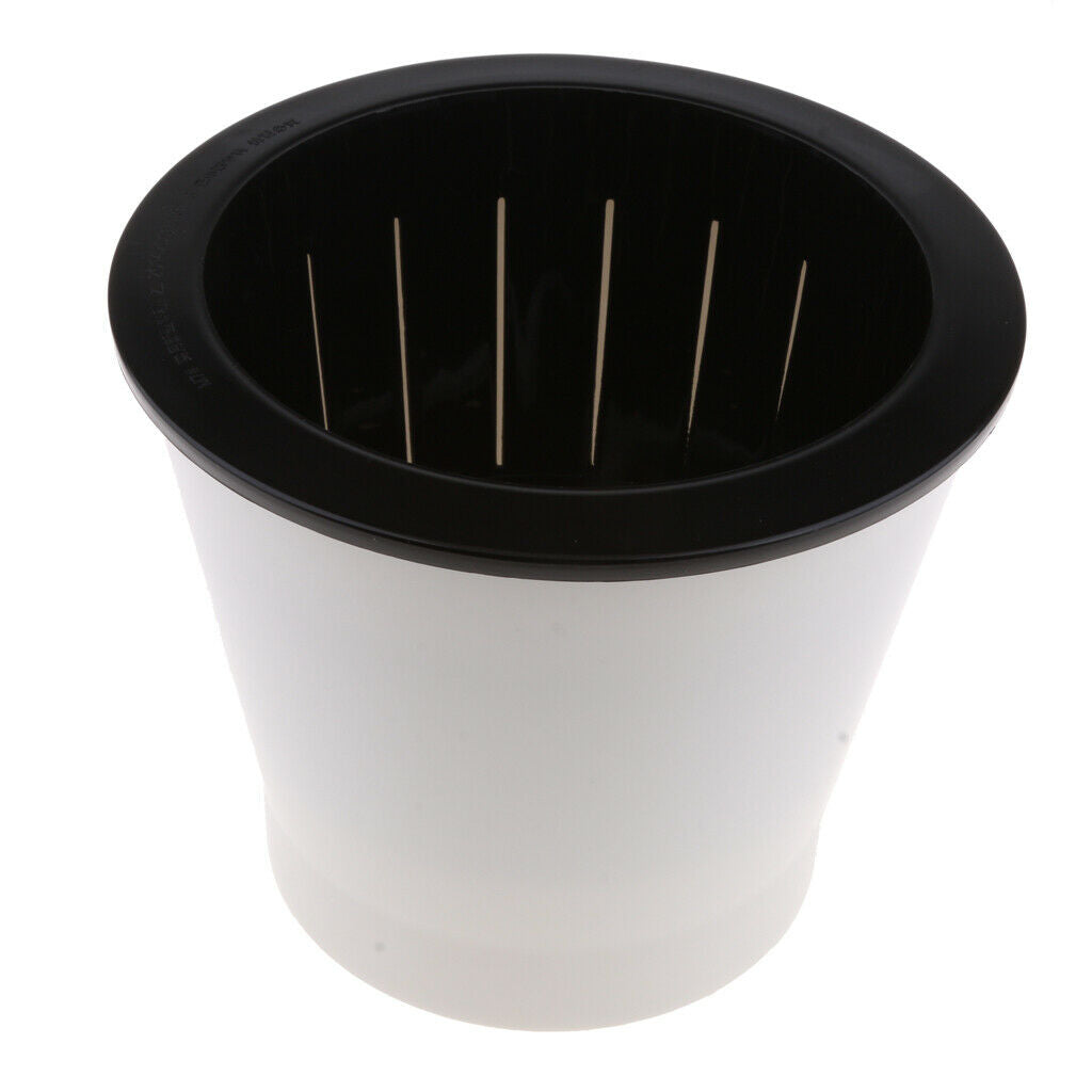 Mini Self Watering Flower Pots Planters Indoor Outdoor Garden Decor white