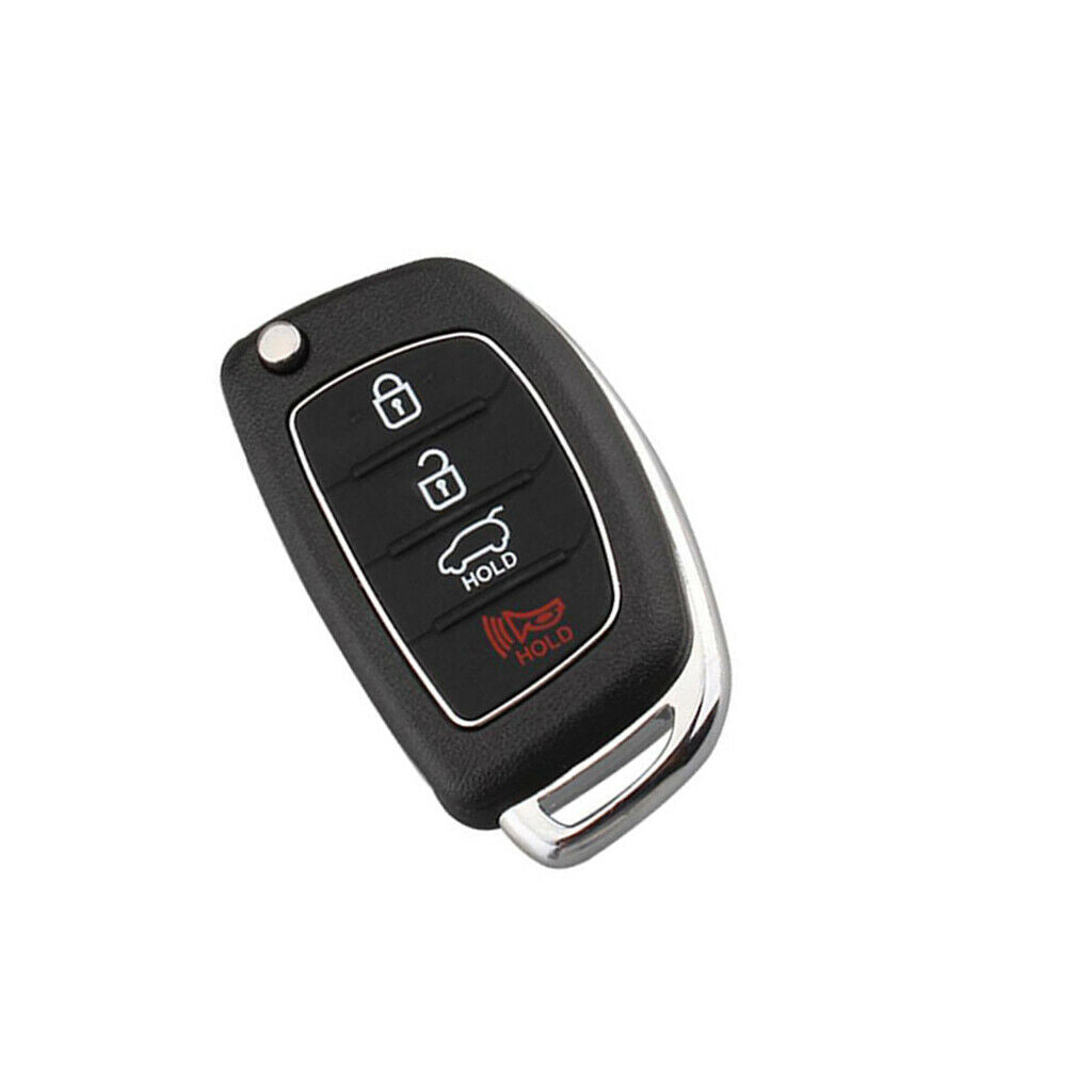 Auto 4 Button Flip Folding Key Fob Case Cover Shell for Hyundai i20 i30 i35