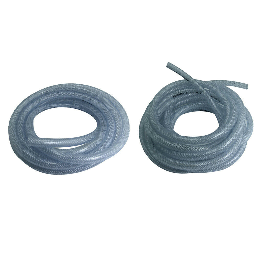 2Pieces 196.85in Argon Gas Hose Flow Meter Hose for Welding 6/8mm Inner Dia